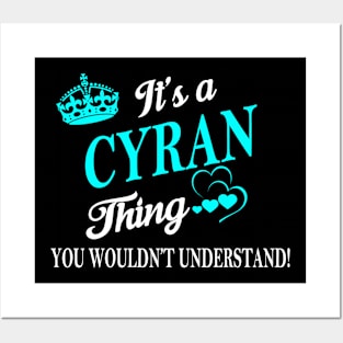 CYRAN Posters and Art